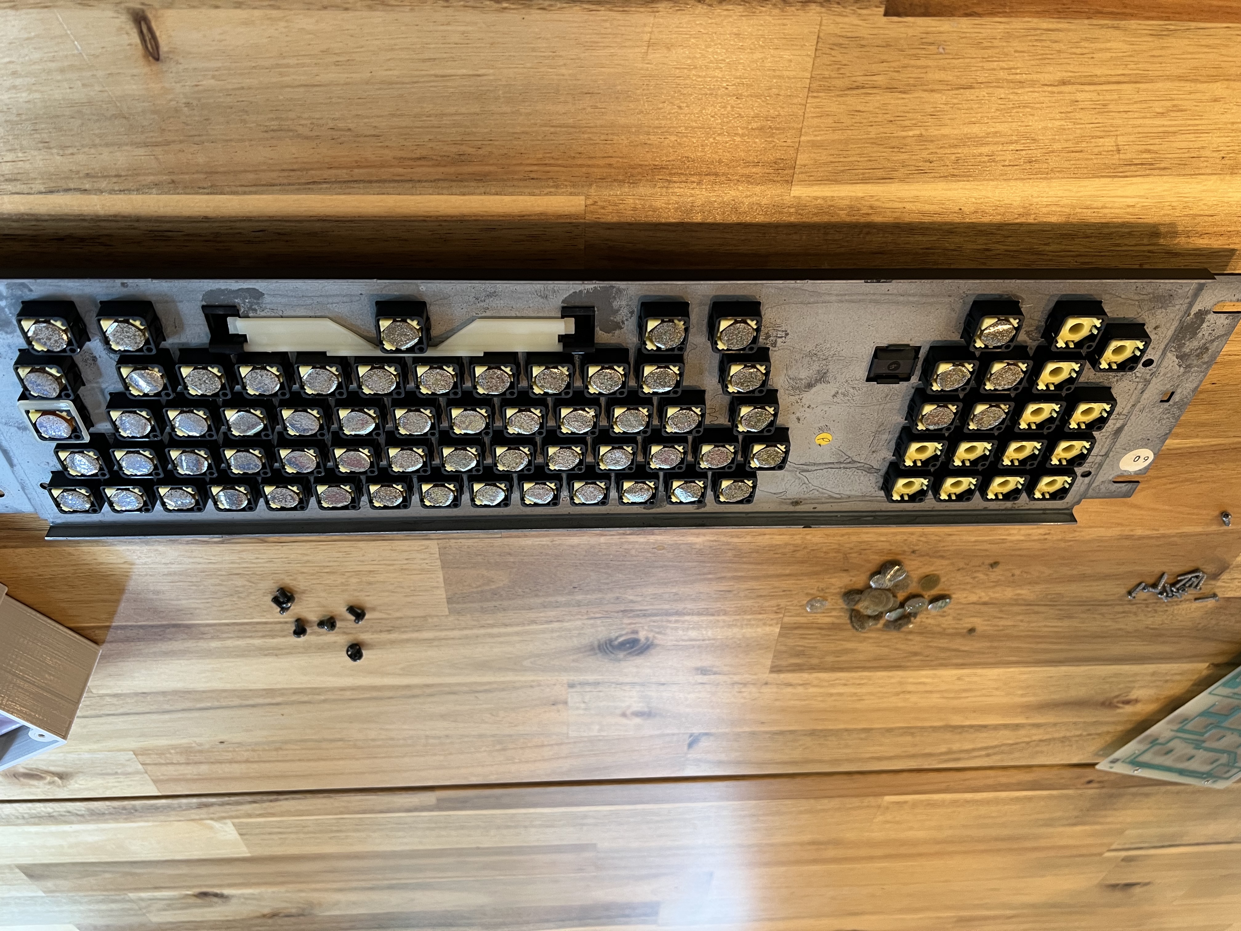 Replacing foil and foam on KB