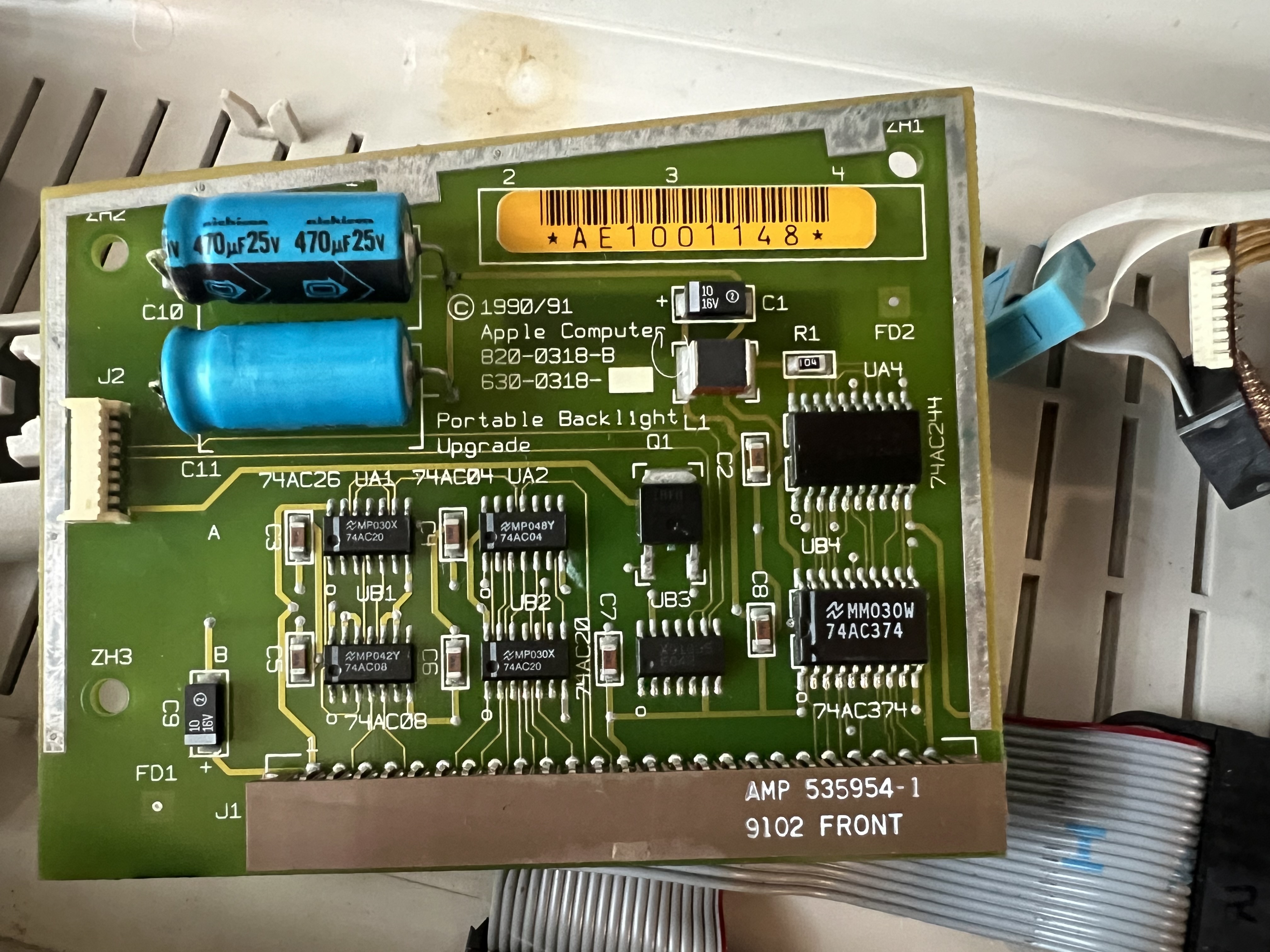 Backlight upgrade card